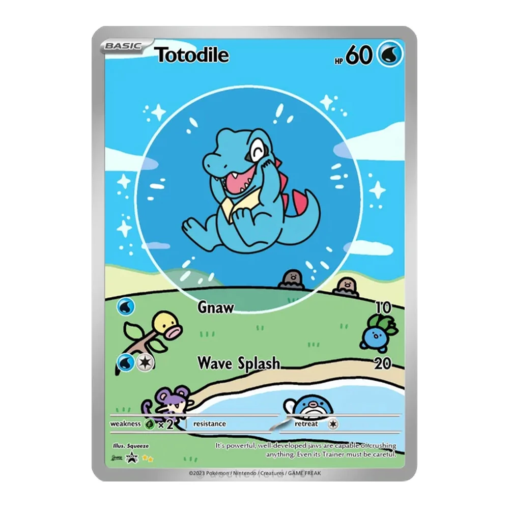 Набор голографических коллекционных карт PKM Card Bubble Series: Арканайн, Клефари, Слоупоук, Тотодайл и другие персонажи PTCG Pokemon для аниме-игр (art.: 3920da7a4de95) - 3920da7a4de95