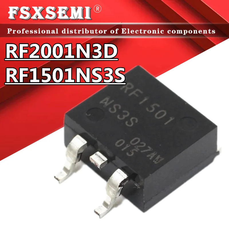 

10pcs RF2001N3D RF1501NS3S RF2001 RF1501 TO-263 Chips