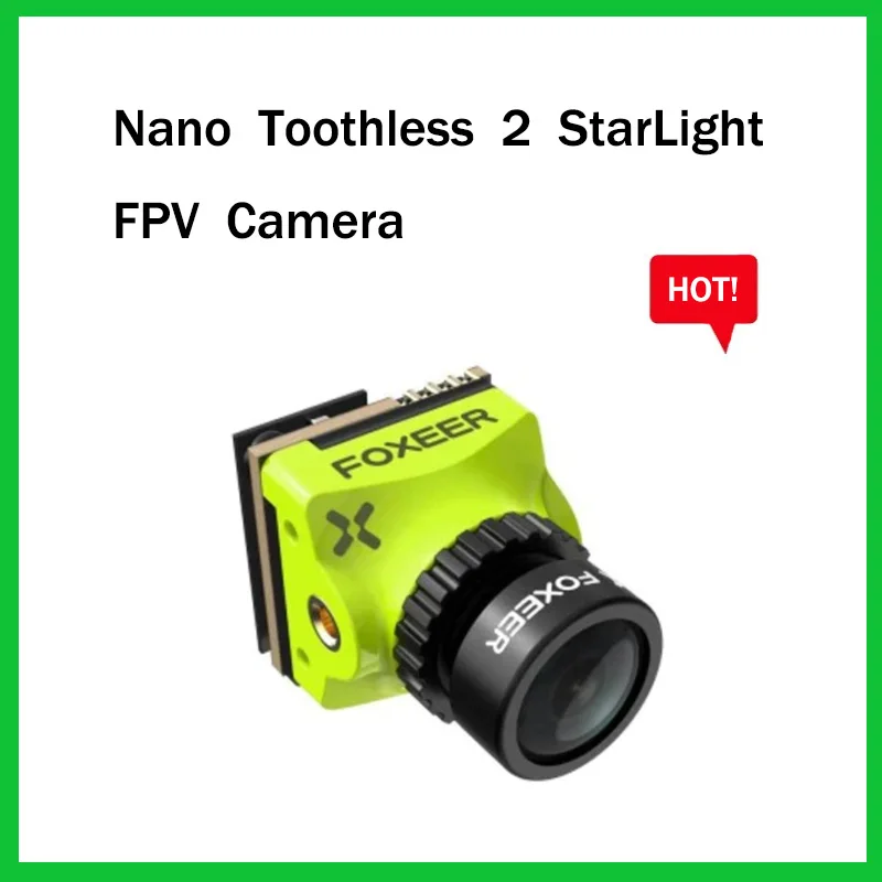 

Foxeer Nano бесзубчатая камера с 2 звездами, FPV, 1/2 лк, HDR, дюйма, датчик FOV SwitchableF OSD, естественное изображение для радиоуправляемого FPV гоночного дрона