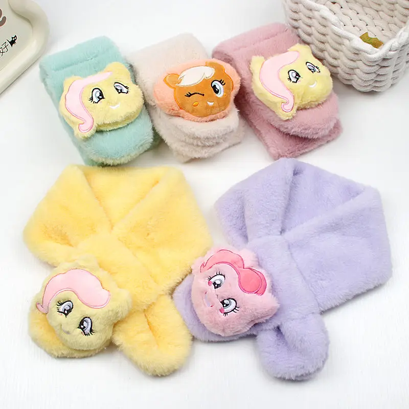 Новый инновационный шарф My Little Pony с героями мультфильмов осенне-зимний милый