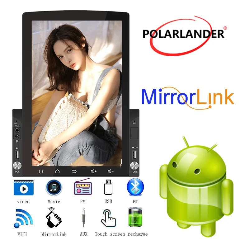 

Автомагнитола 2 Din, 10,1 дюйма, Android 10, DVR, Iphone, видеовыход, многоязычное, Wi-Fi, Mirror Link, FM, 3USB, Bluetooth, D110, 1 Гб + 16 ГБ, GPS