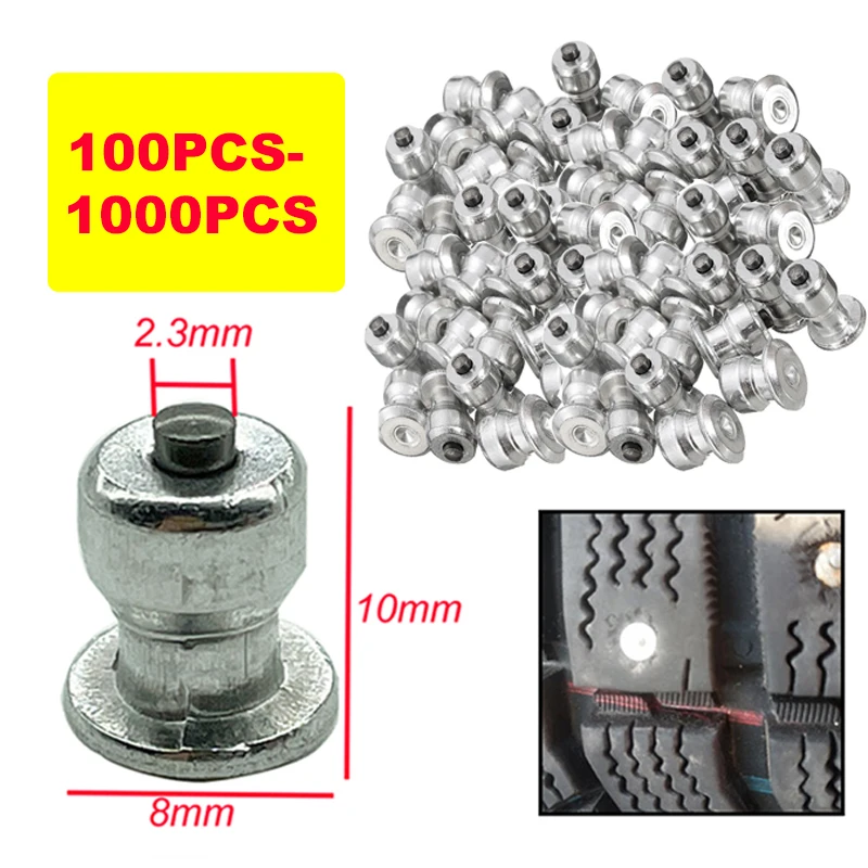 

Зимние наконечники для колес шпильки для автомобильных шин винтовые шипы для снега колесные цепи для снега шпильки для обуви вездехода автомобиля мотоцикла шины 8x10 мм