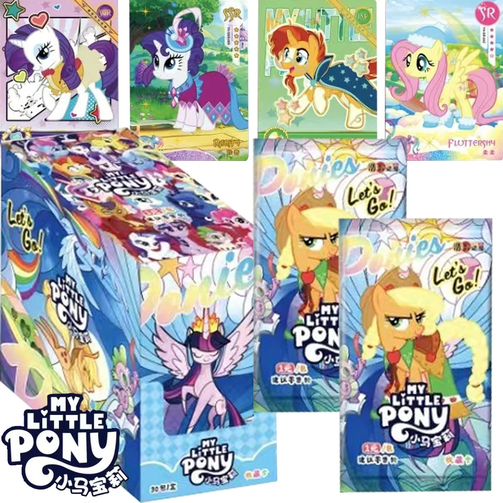 Подлинные коллекционные карты My Little Pony для детей дружба волшебная анимация Fluttershy