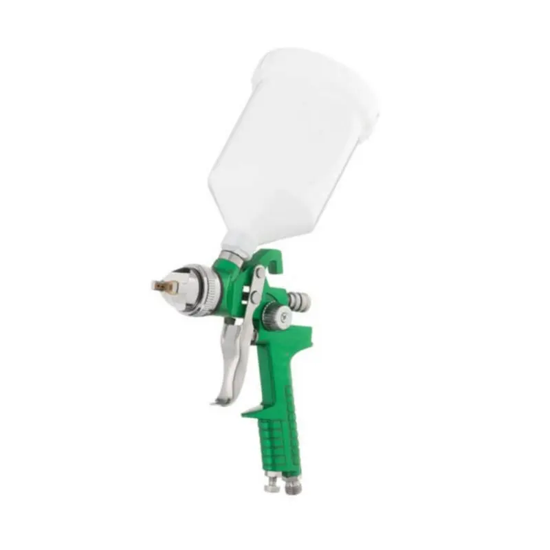 

Automotive Pneumatic Tools 827 Orange Spray Gun HVLP Nozzle Size 1.5mm, Top Plastic Tank 600ml, 3bar