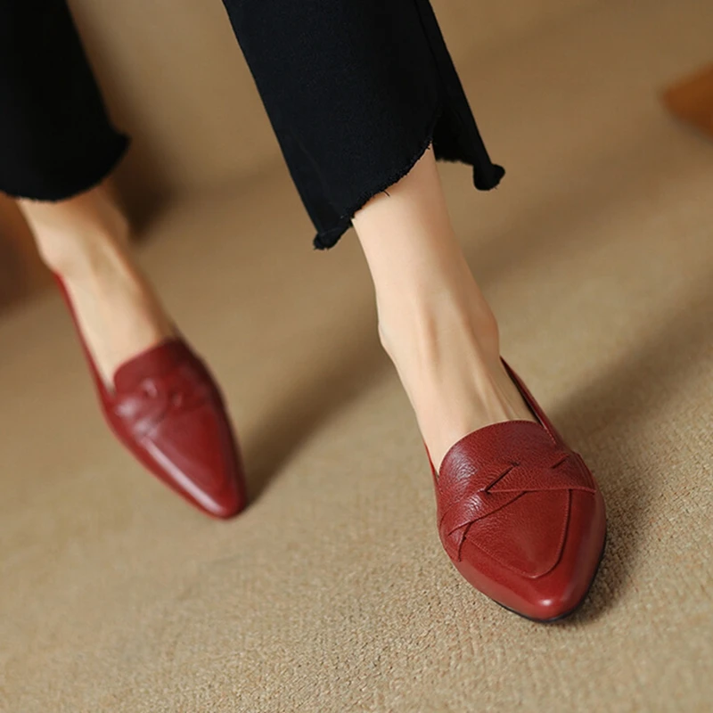 Женские туфли из натуральной кожи