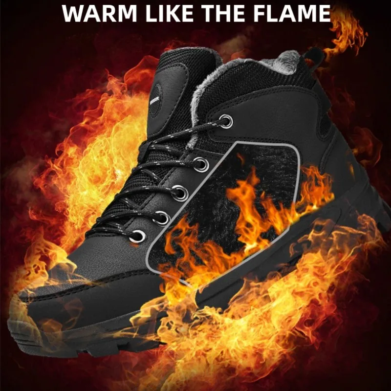 Men Hiking Shoes Winter Outdoor Walking Jogging Shoes Mountain Sport Boots Climbing Sneakers Free Shipping