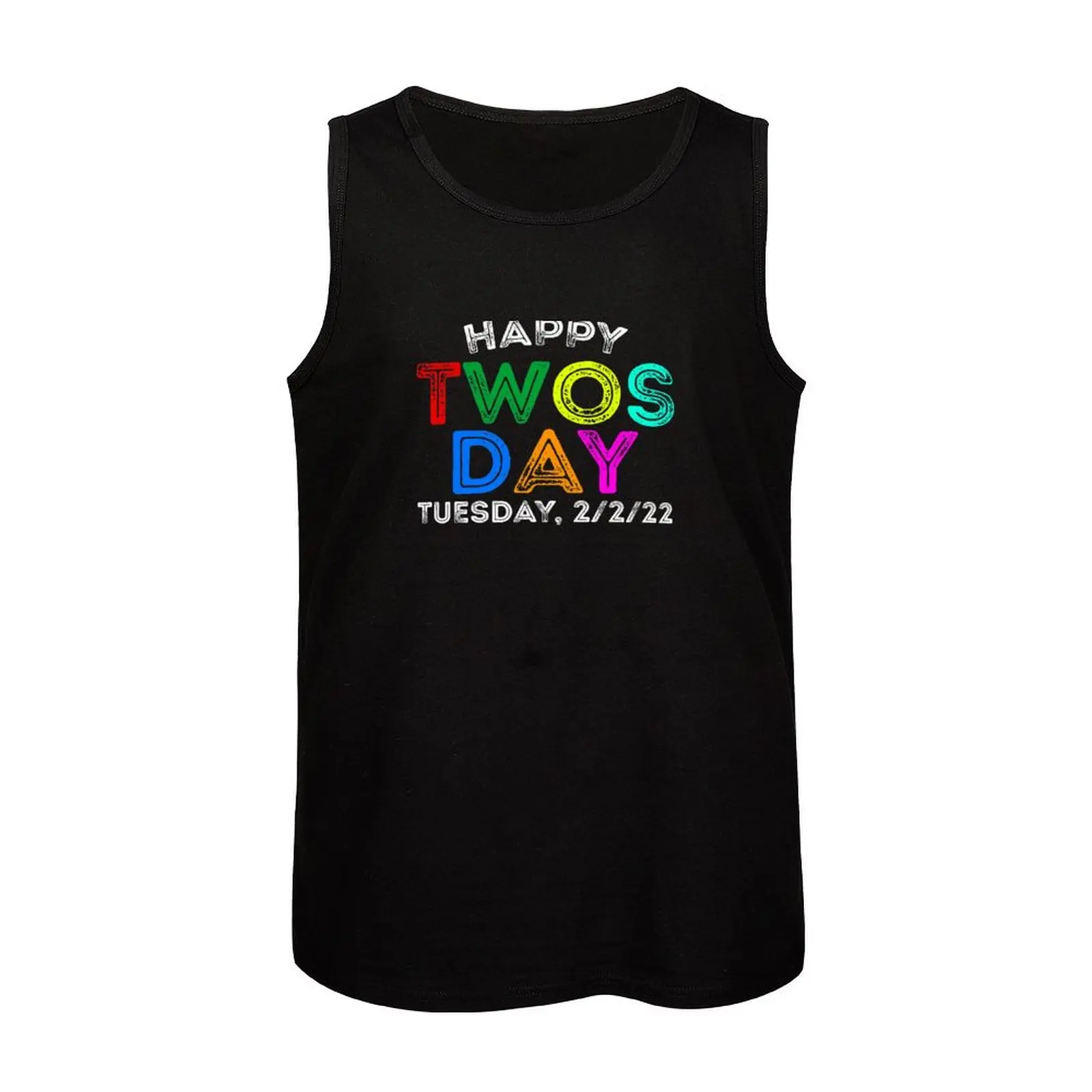 Twosday Tuesday 22 февраля 2022 забавная сувенирная майка 2/22/22 рубашка для бега нижнее