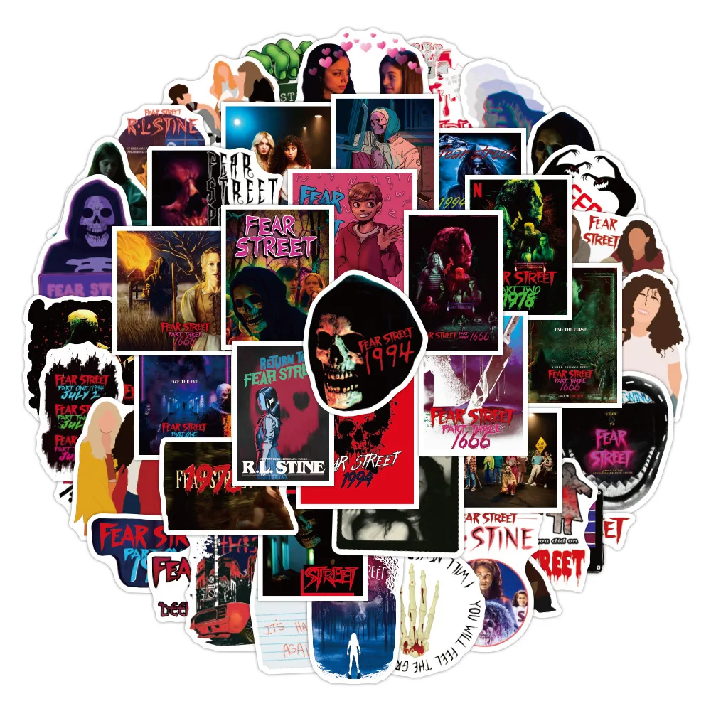 

50 шт., водостойкие наклейки на чемодан, скутер