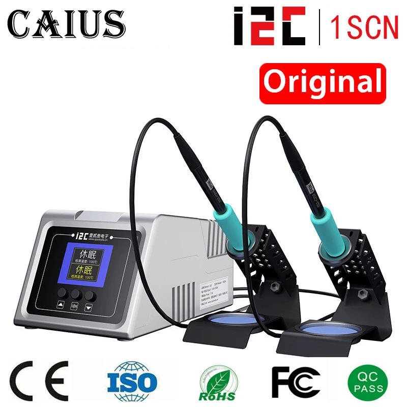 

Паяльная станция I2C 1SCN, паяльная станция с двойной ручкой, JBC C210 C115, наконечники для пайки телефона, SMDs, микрокомпоненты для сварки и ремонта