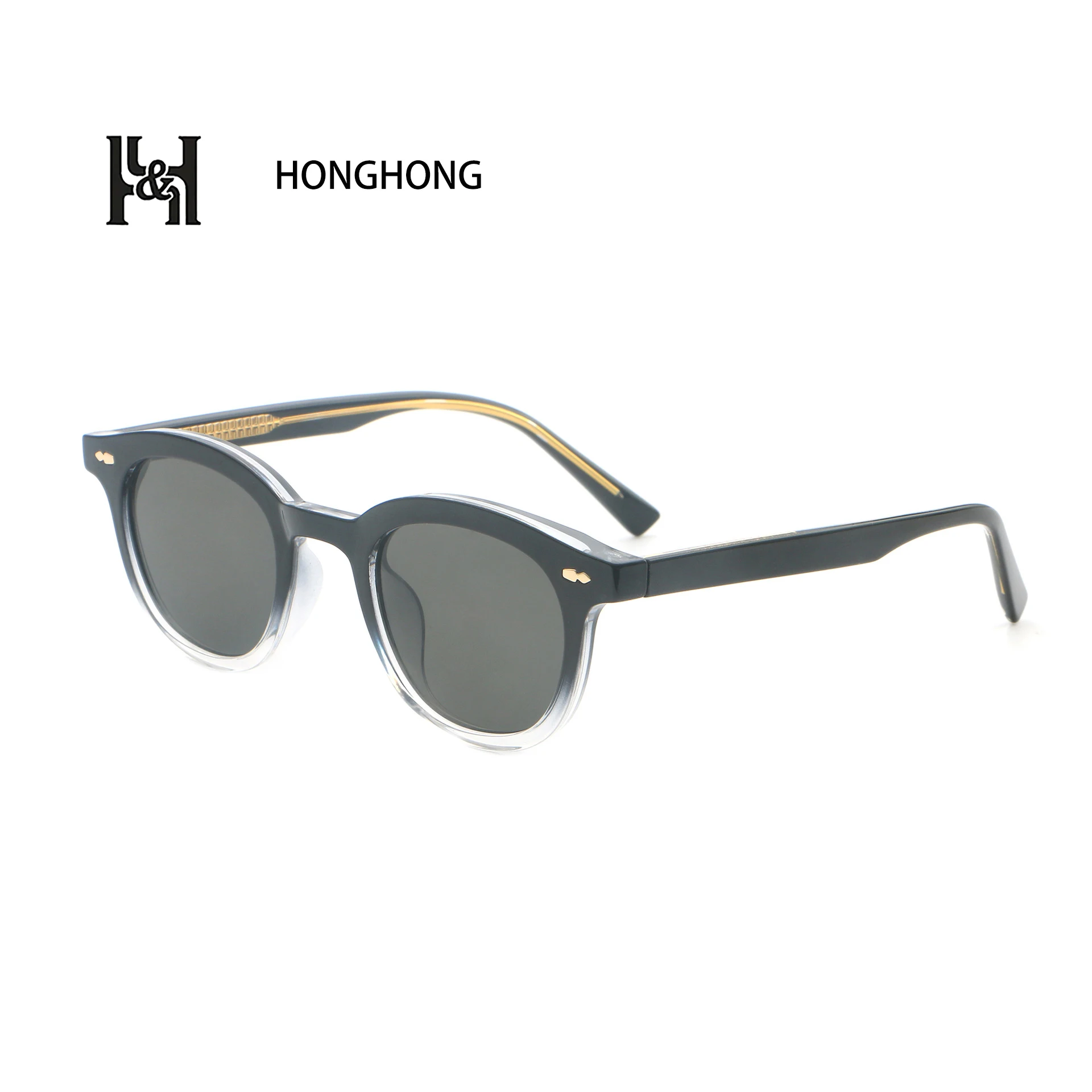

HONGHONG 2022 Retro Brand Designed Classic Vintage Sunglass Revo Lens Fashion Style Pins UV400 Protection Outdoor Oculos De Sol