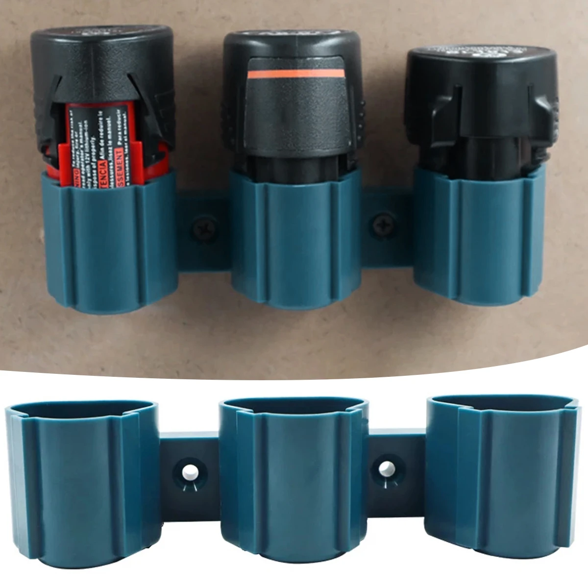 

Battery Holder Battery Storage Fixed Bracket Reusable Li-ion Battery Holder Plastic Battery Pack Storage Mount Durable
