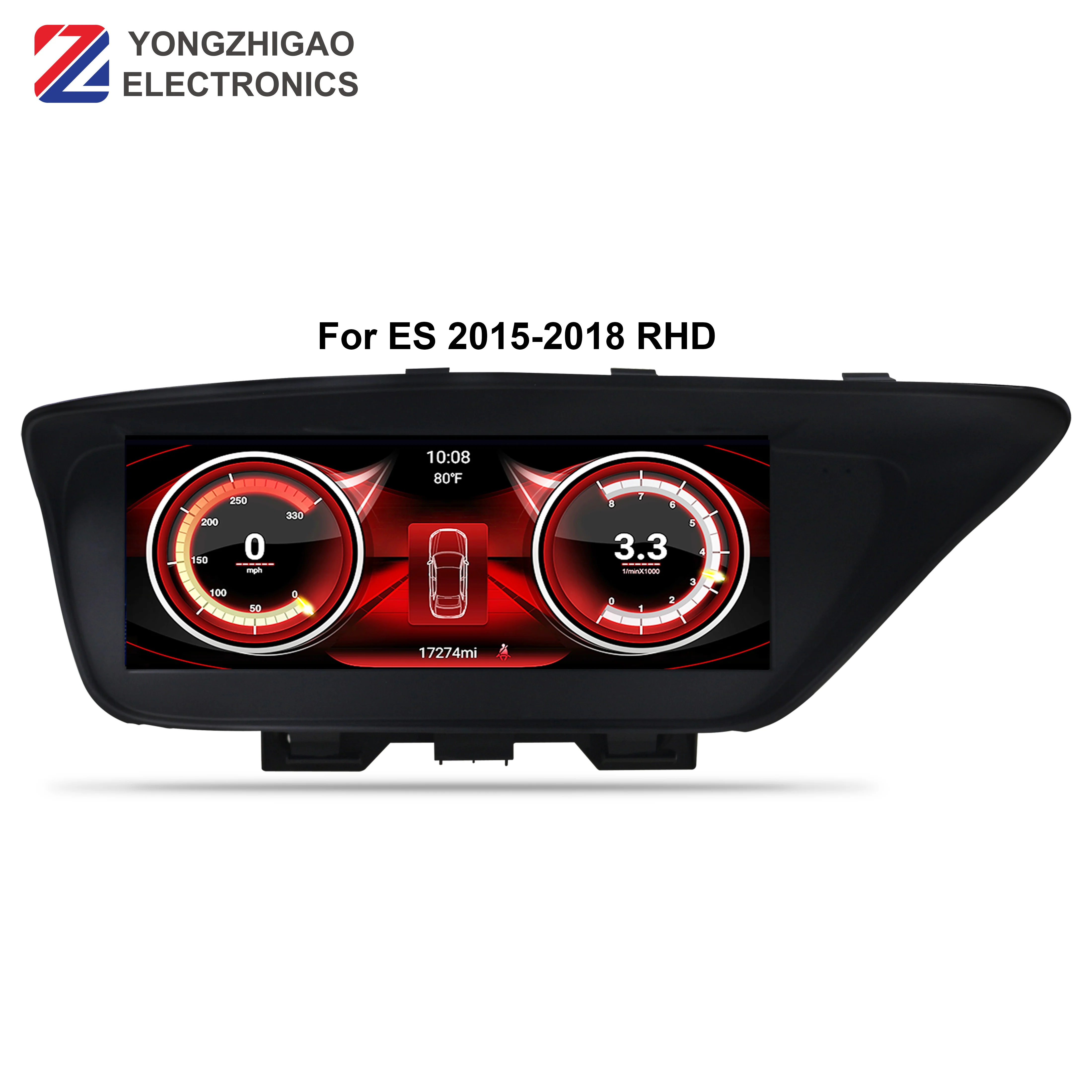 

YZG 10.25'' Carplay 8 Core Android 10 64GB Screen Replacement Monitor Car Stereo Multimedia For Lexus ES 250 350 2017 2015 2013
