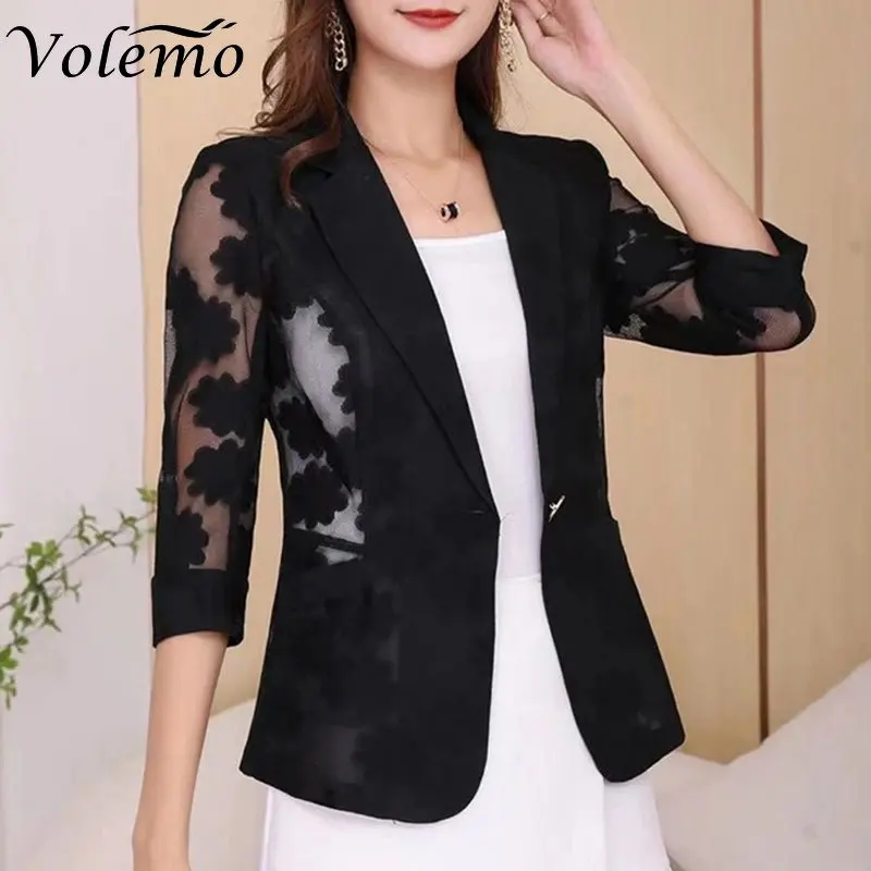 Elegant Solid Color Button Spliced All-match Shirt Women Clothing 2023 Summer New Oversized Casual Tops Loose Office Lady Blouse