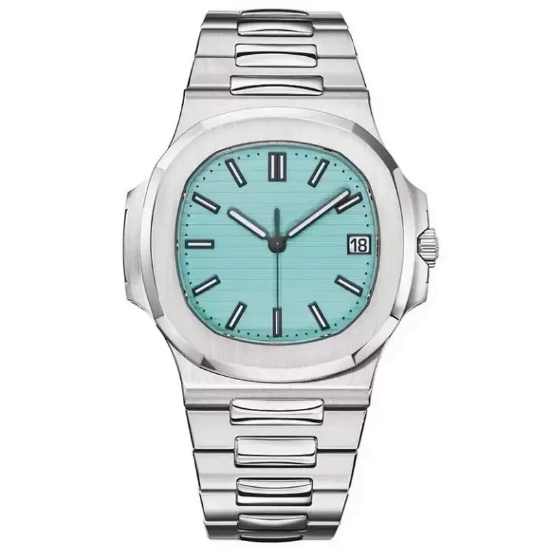 Luxury Mens Watch Sky Blue Automatic Mechanical Movement Waterproof Man Sports Watches Sapphire Glass Stainless Steel