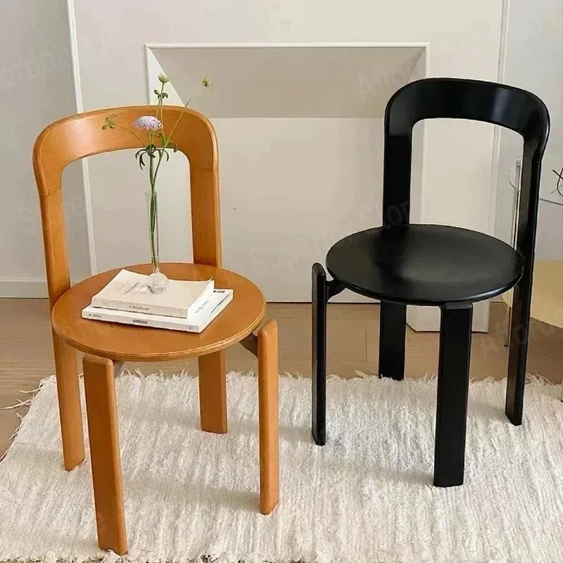 Художественный дизайнерский обеденный стул из массива дерева Accent Outdoor Ретро