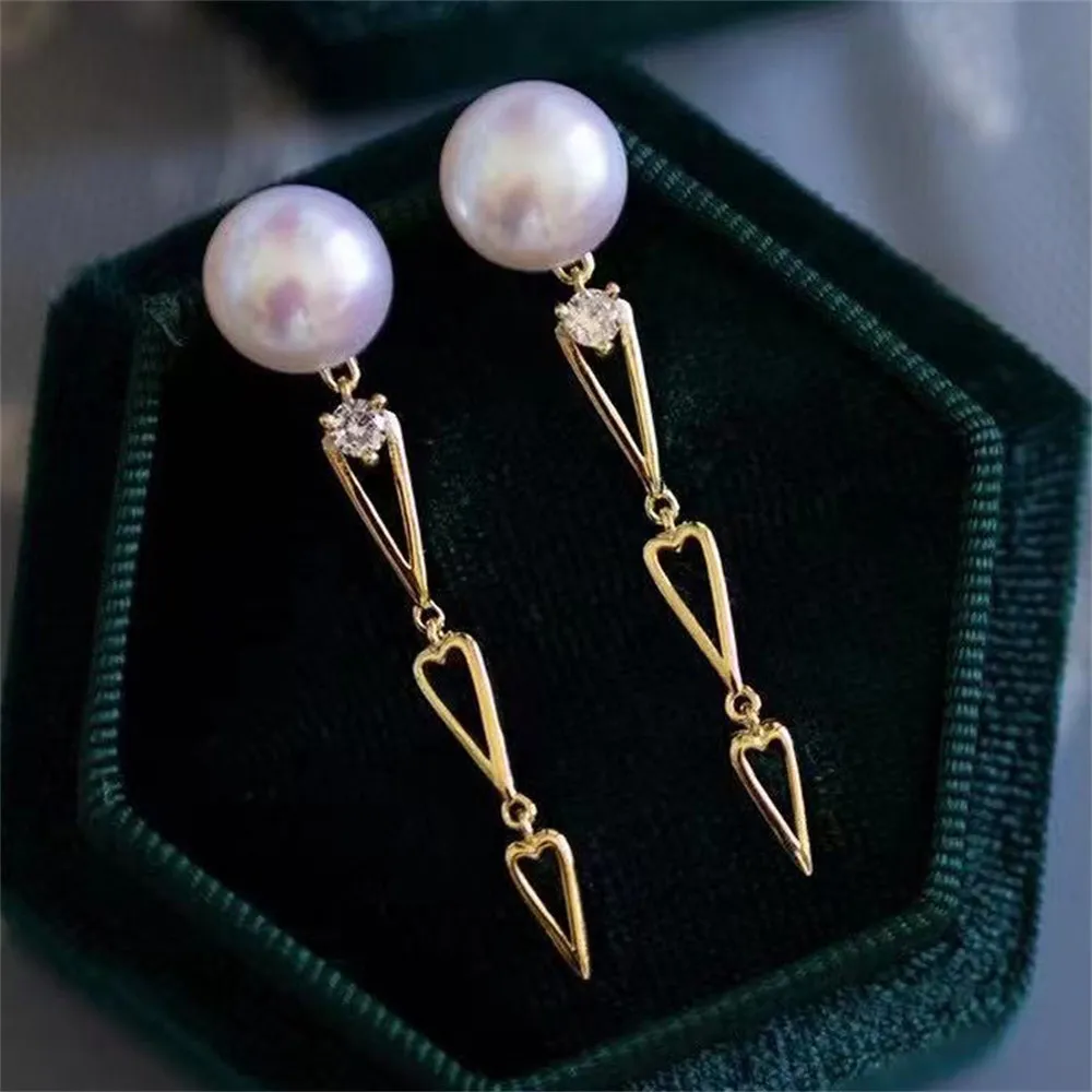 

Женские серьги-кисточки из серебра 925 пробы, с жемчугом 7-9 мм