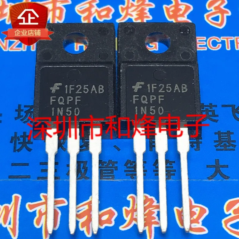 

5PCS-10PCS FQPF1N50 TO-220F 500V 0.9A New And Original On Stock