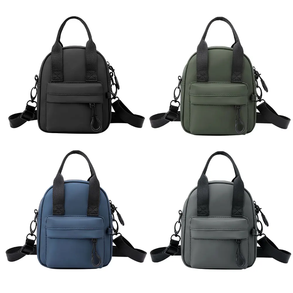 

Nylon Fashion Shoulder Bag Men Solid Color Mini Messenger Crossbody Tote Bags