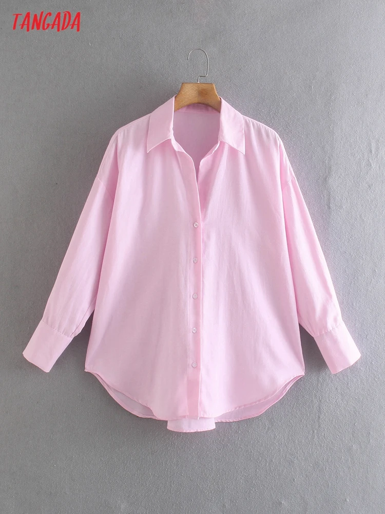 

Женская Толстая рубашка-оверсайз, с длинным рукавом