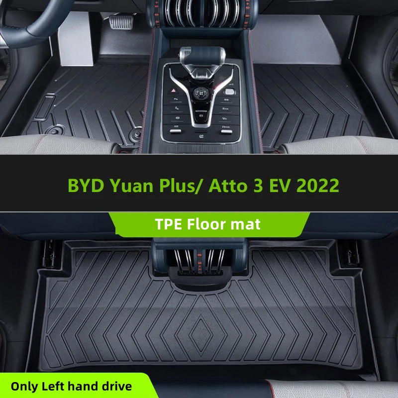 

Custom Fit for BYD Atto 3 Car Interior Accessories Car TPE Floor Mat Specific for BYD Yuan Plus Song Plus Pro Tang BYD Han EV