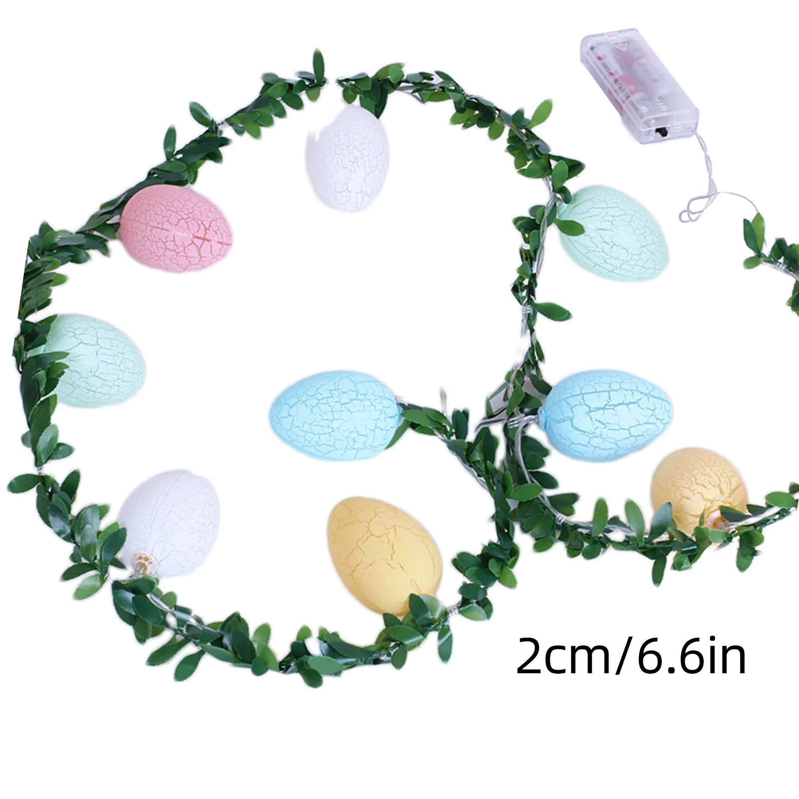 

Easter Eggs String Lights Egg Shell Garland LED Light String Outdoor Holiday Home Decor Easter Party Christmas Lighting