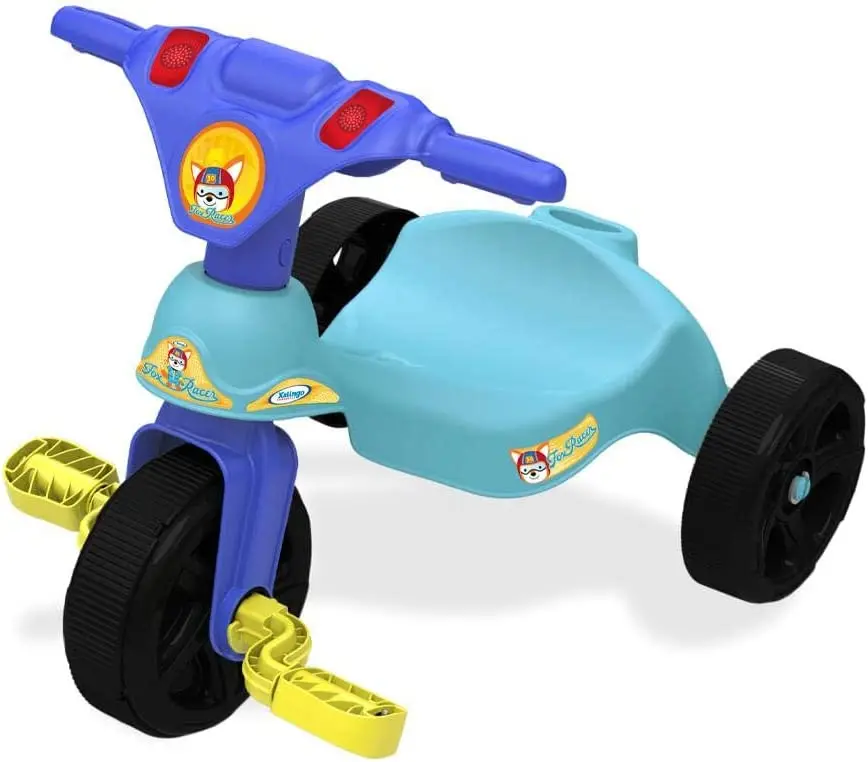 

Triciclo Infantil Racer Azul Com Pedal - 0772.1