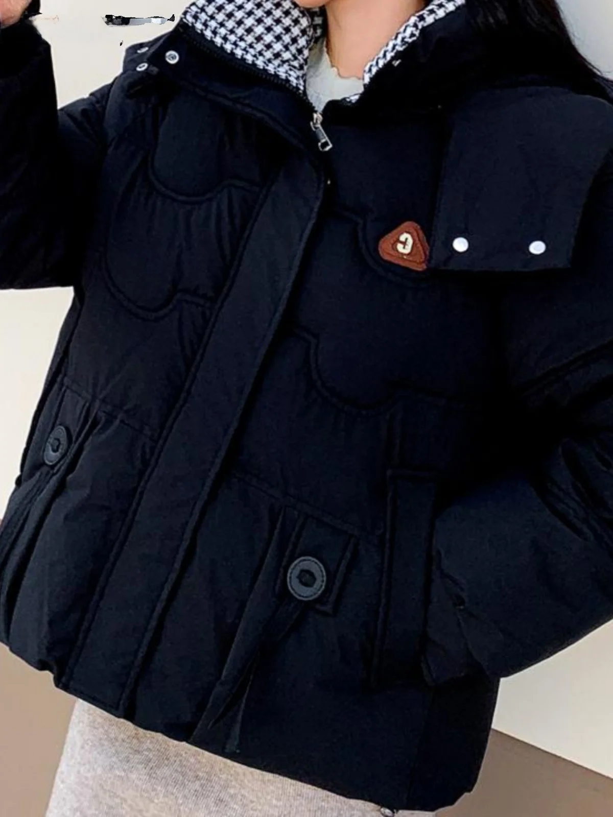 Пальто с хлопковой подкладкой верхняя одежда 2024 утолщенная зимняя новая