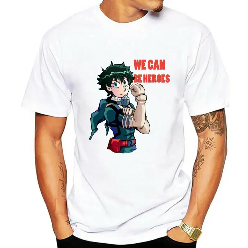 

Men t-shirt Midoriya Izuku We can be heroes tshirt Women t shirt