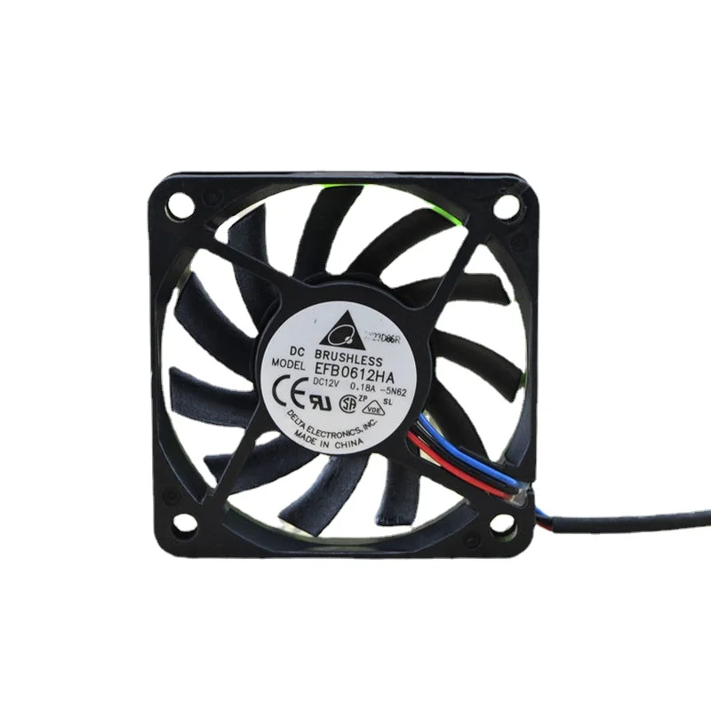 Новый вентилятор SSEA для NMB 6010 2404KL-05W-B40 24 В 0.10A 6 см ультратонкий инверторный Вентилятор охлаждения шасси 60*60*10 мм