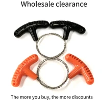 saw wire edc emergency survival gear outdoor plastic steel ring scroll travel camping hiking hunting climbing survival tool kit