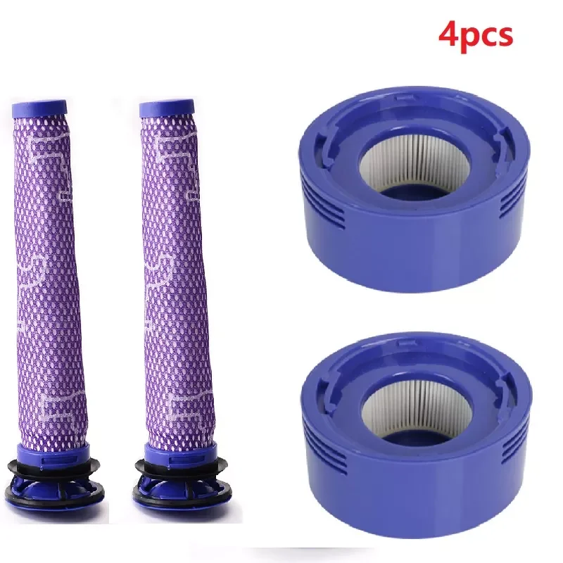 

Pack Pre-Filters and 2 Pack HEPA Post-Filters Replacements Compatible For Dyson V8 and V7 Cordless Vacuum Cleaners Part