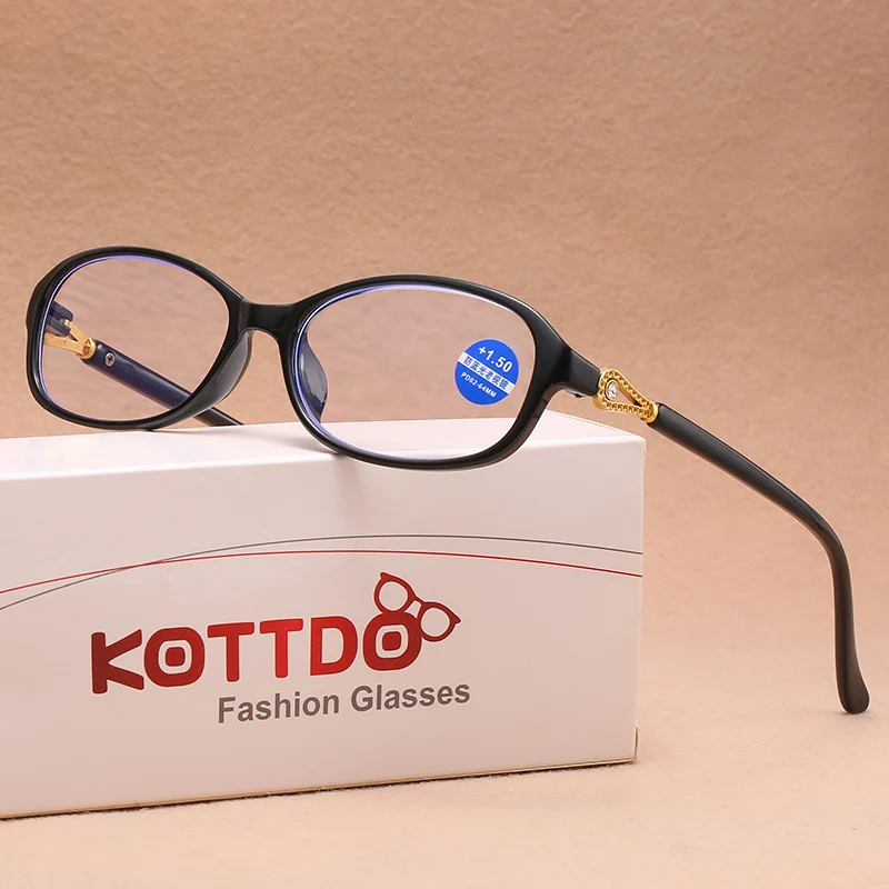 Vintage Anti-Blue Light Reading Glasses Women Presbyopia Men Computer Optical Hyperopia Eyewear+1.0+1.5+2.0+2.5+3.0 |