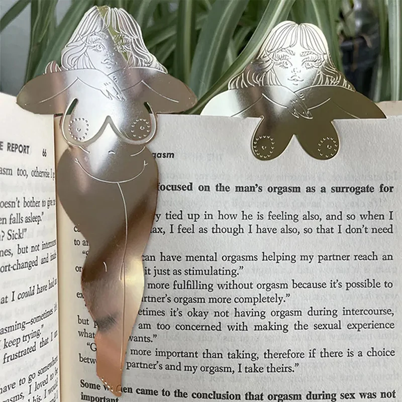 

5In Gold Tone Babe Bookmark Funny Bookmarks for Women New Thin Metal Gold Tone Babe Bookmark Personalized Bookmark