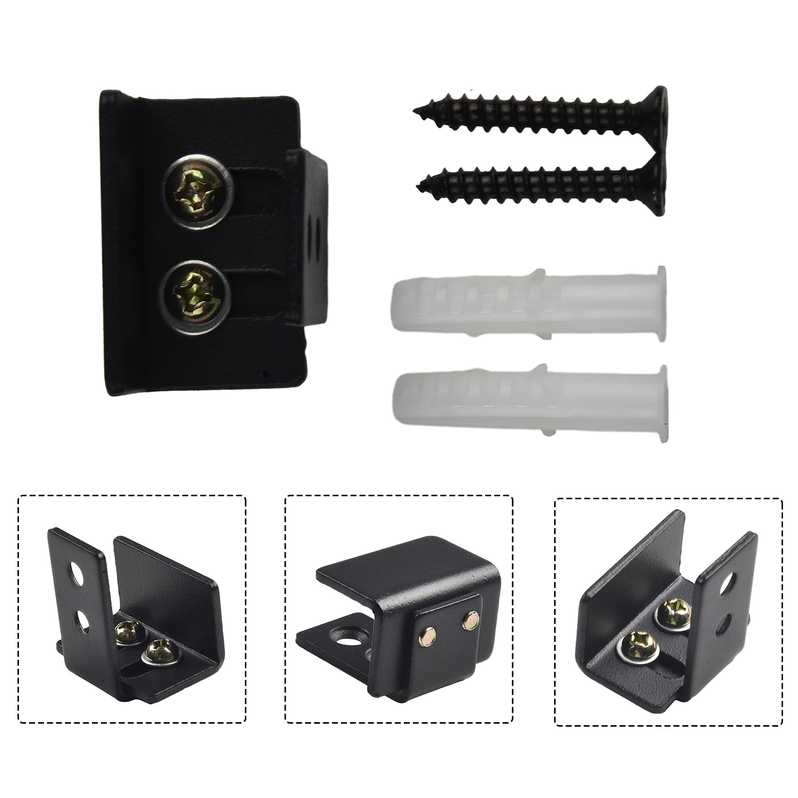 

Barn Door Floor Guide Slot Stopper Adjustable Sliding Barn Door Guide Wall Mount Door Guides Stainless Steel Swing Stop Hardware