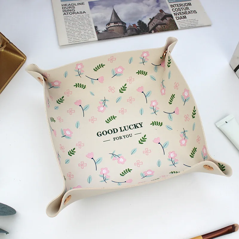 

Поднос Для Хранения Ключей И Монет Из Искусственной Кожи, Стиль, Декор Для Дома, Подставка Для Игральных Костей