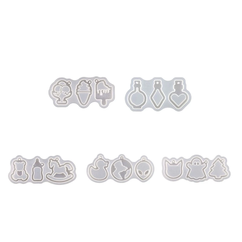 

Chocolate Moulds Silicone Material Hand Making Gadgets 5 Different to Styles