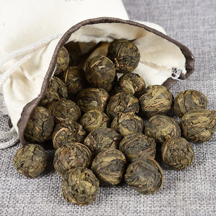 Китайский зеленый чай Yun Nan с золотыми листьями пуэр для очистки огня