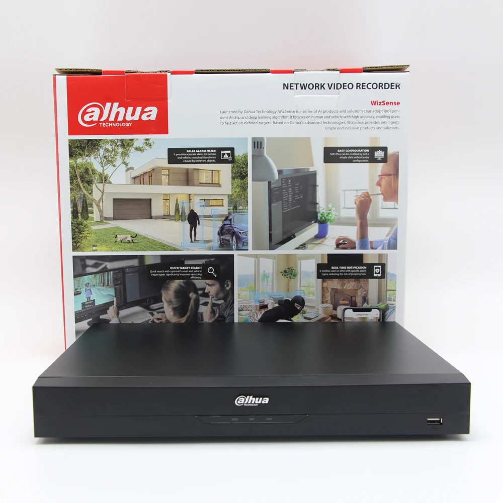 Сетевой видеорегистратор Dahua NVR4208-8P-EI NVR4216-16P-EI и NVR4232-16P-EI 8/16/32 канала 1U 8/16 POE WizSense NVR