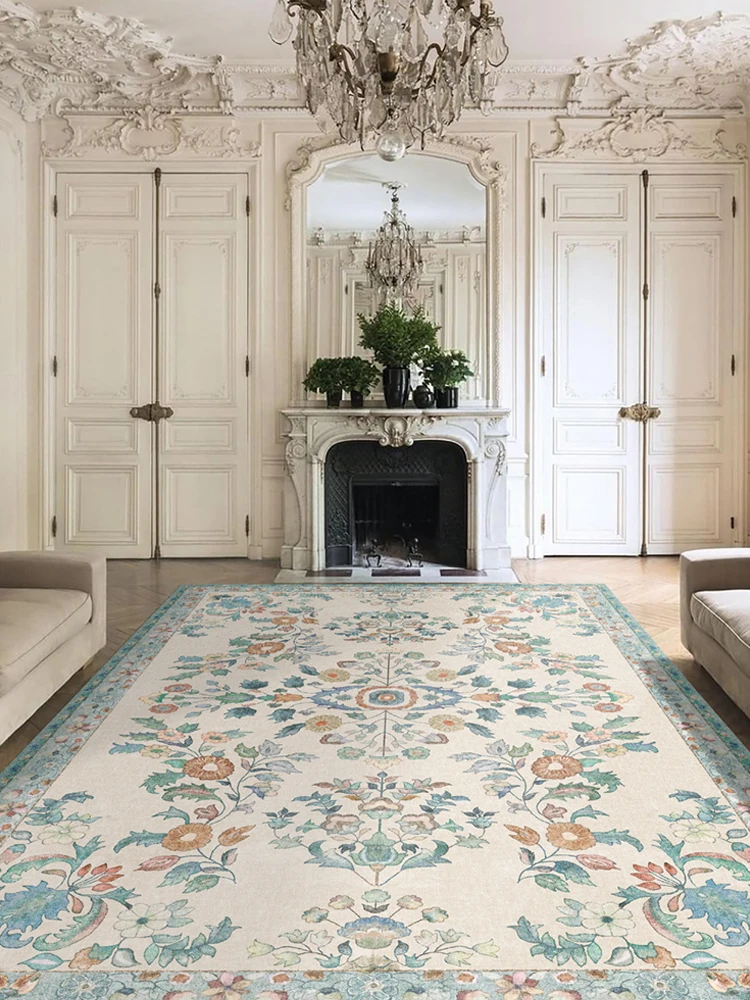 

European Modern Ins Carepts For Living Room Sofa Coffee Table Floor Mat Nordic Bedside Bedroom Carpet Rectangular Oversized Rugs