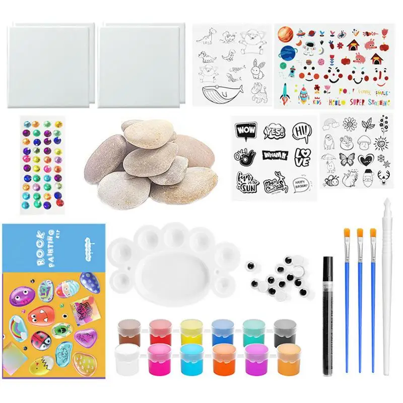 

Painting Rocks For Kids Rock Decorating Kit Painted Rocks Cultivate The Growth Enjoy Your DIY Experience For Child Learning