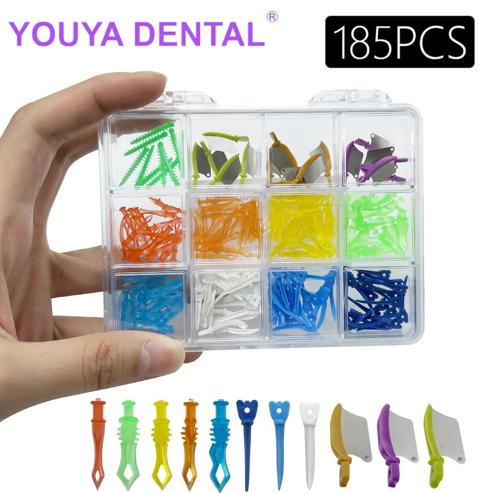 185 шт./коробка клиновидные стоматологические инструменты клиновидный Клин