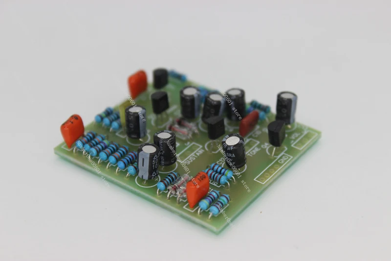 Электрогитарный эффектор ручной работы для тональной машины Octave/Fuzz печатная