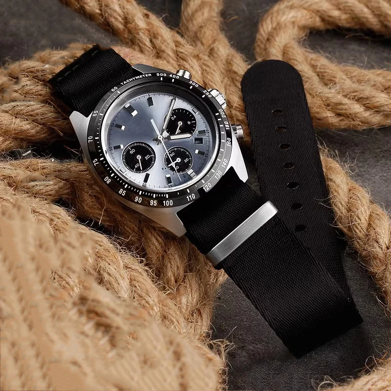 Нейлоновый холщовый ремешок для часов Rolex Tudor Omega 20 мм 22 черный зеленый хаки