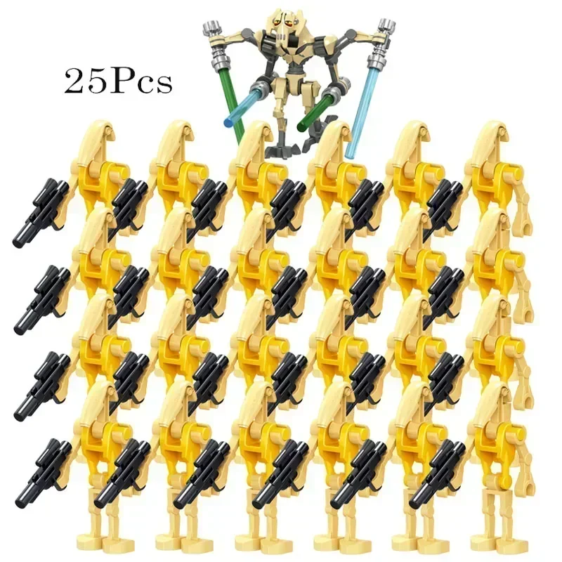 25 шт./партия клон солдатская война супер боевой уродей C009 и робот-командир C032
