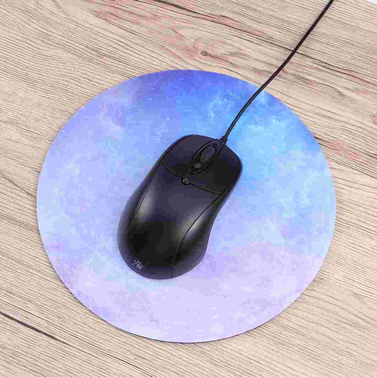 

Round Pad Planet Series Mat Romantic Gaming Pad Ultra Laptop Pad (Mercury)