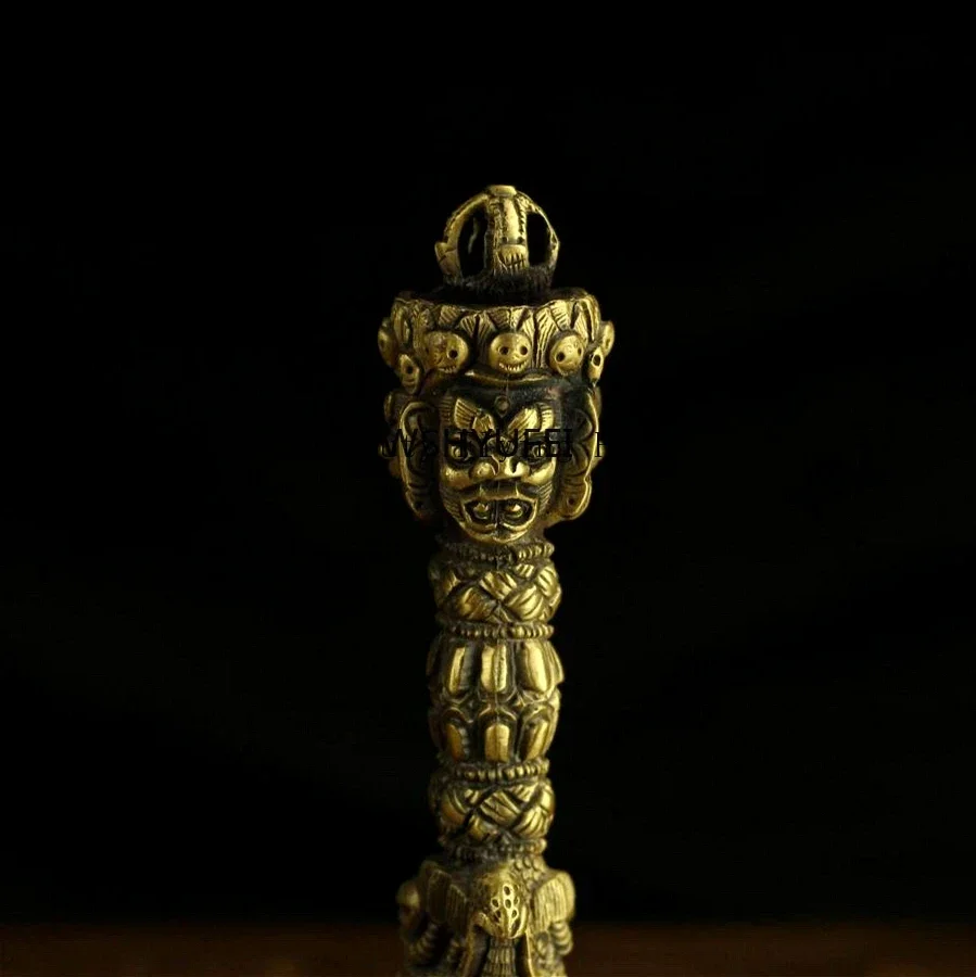 1 шт. тибетский Будда тантричная ваджра пестик тантра Ваджраккала пурпа медный