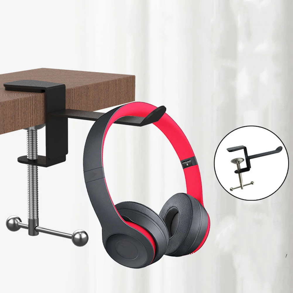 

Gaming Headphone Bracket Hanger Desk Mount Holder Headset Hook Display Rack Stand Earphone Accessories