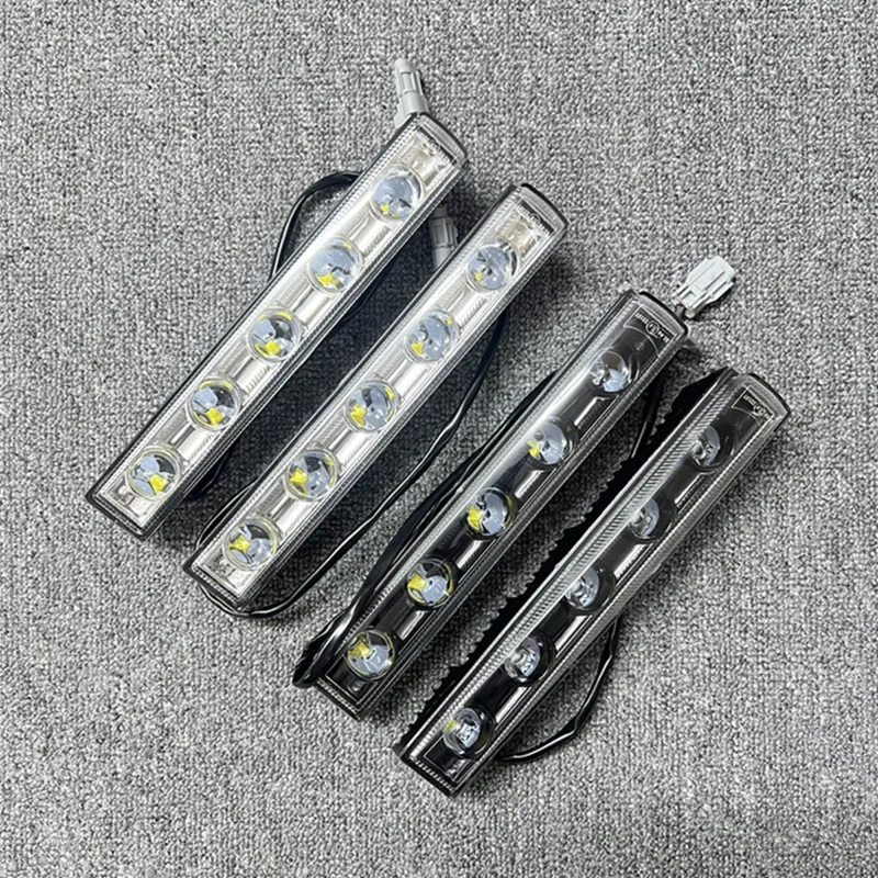 Фото Подходит для W463 Mercedes-Benz G-Class G500 G63 G350 G55, модифицированная рамка фар, дневные ходовые огни, дымчатые светодиодные фары дальнего света №4