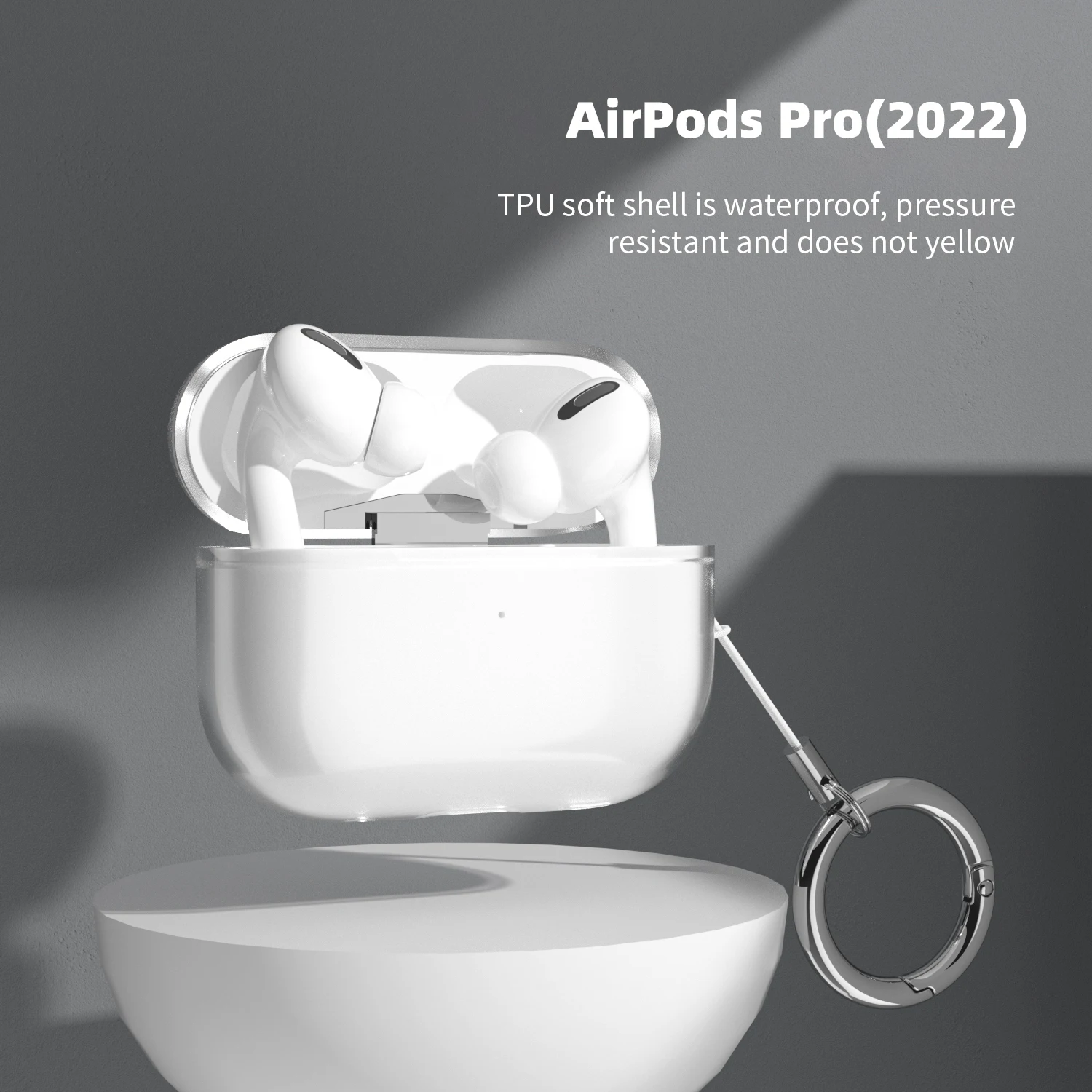 

Новинка, Прозрачный чехол для AirPods Pro2 2022, мягкий силиконовый чехол для Airpods Pro 2, Прозрачный чехол для наушников, чехол для Airpod Pro