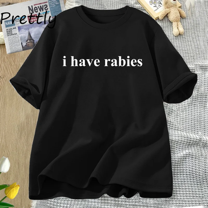 Футболка I Have Rabies USEMEI Хлопок